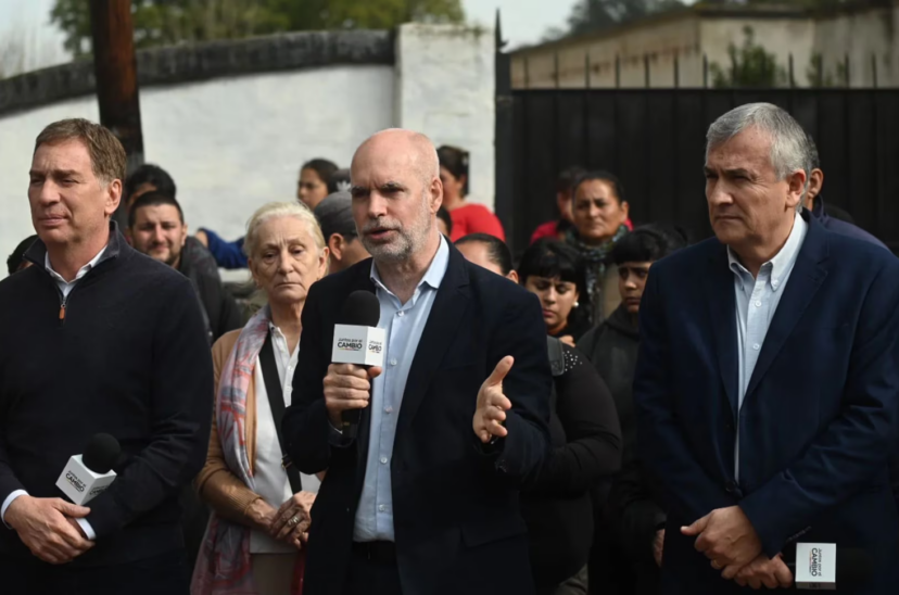 Diego Santilli Horacio Rodríguez Larreta Gerardo Morales