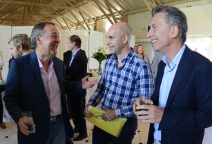 Juan Schiaretti Horacio Rodríguez Larreta Mauricio Macri