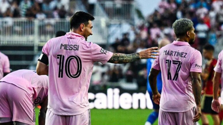 Lionel Messi festejo Inter Miami
