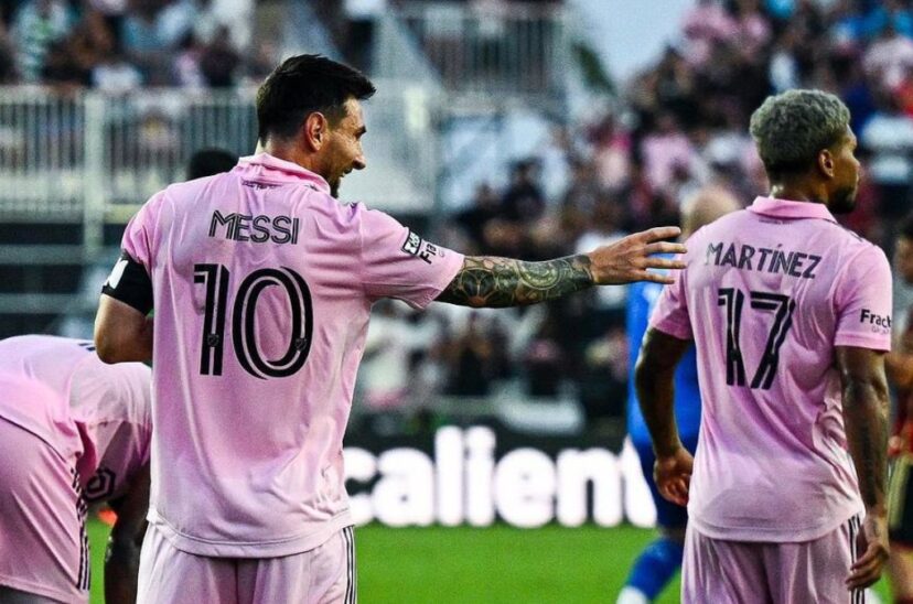Lionel Messi festejo Inter Miami