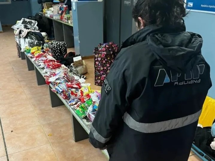 Un millón y medio de pesos en caramelos frontera