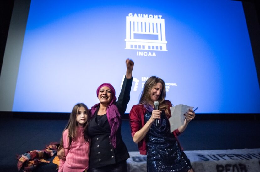 Sonia Sánchez en el estreno del documental sobre su historia.