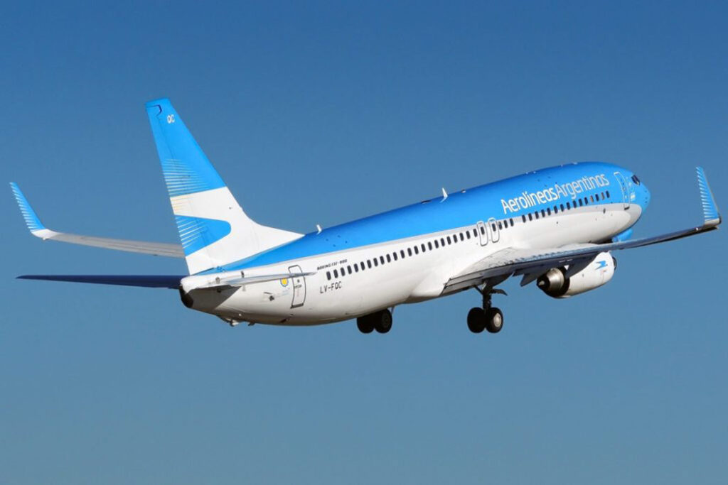 Avion de Aerolíneas - aviones