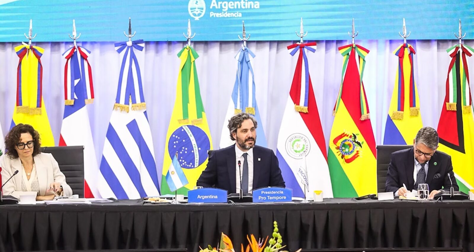 Cafiero en la reunión de representantes de países del Mercosur