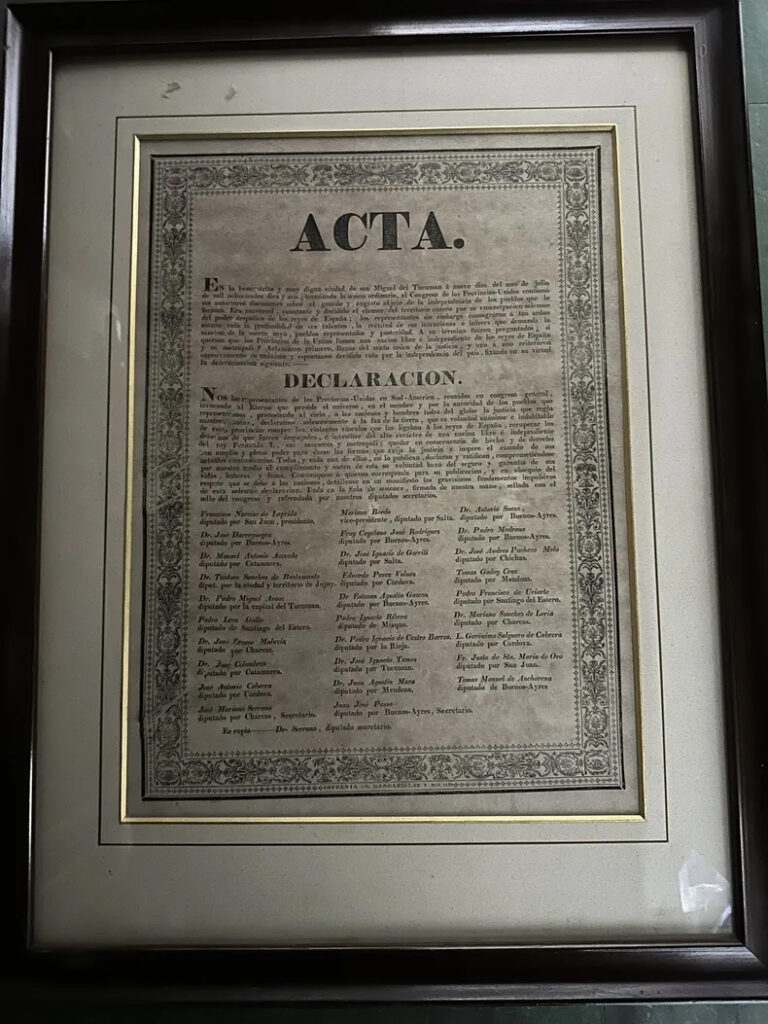 declaracion de la independencia