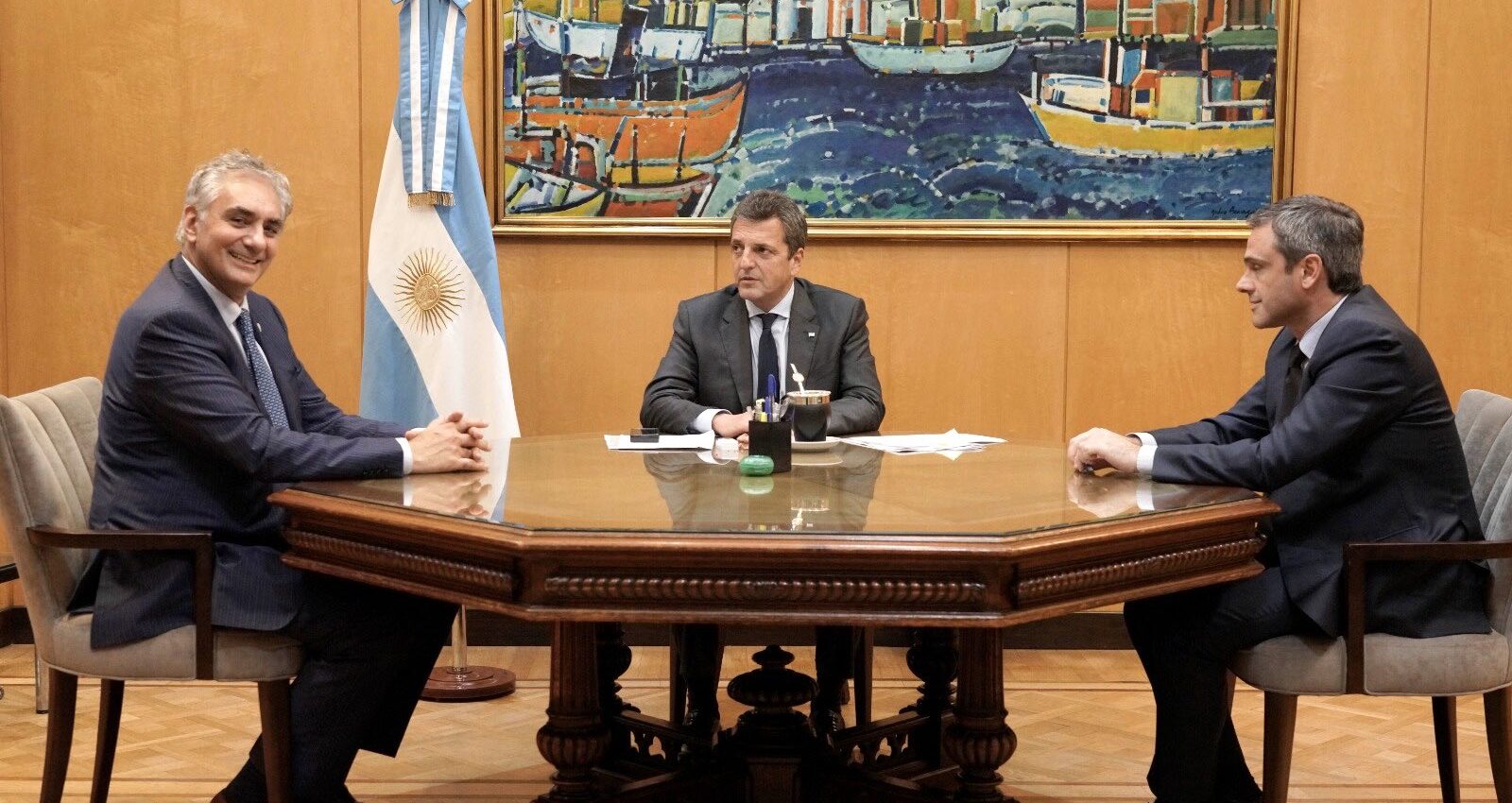 La reunión entre Sergio Massa y Santiago Montoya