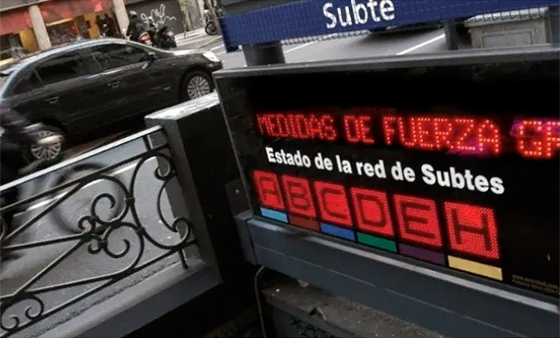 paro de subtes