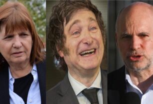 Bullrich, Milei y Larreta