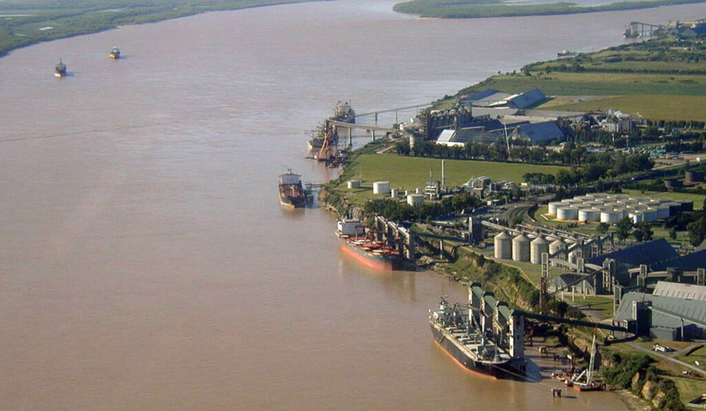 puerto san lorenzo y san martín granos