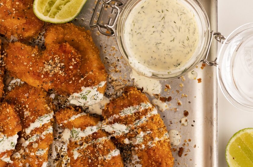 ALITAS DE POLLO DESHUESADO CON VINAGRE Y SAL