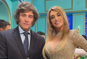 Fátima Florez y Javier Milei