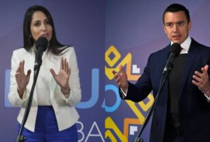 Luisa González Daniel Noboa Ecuador