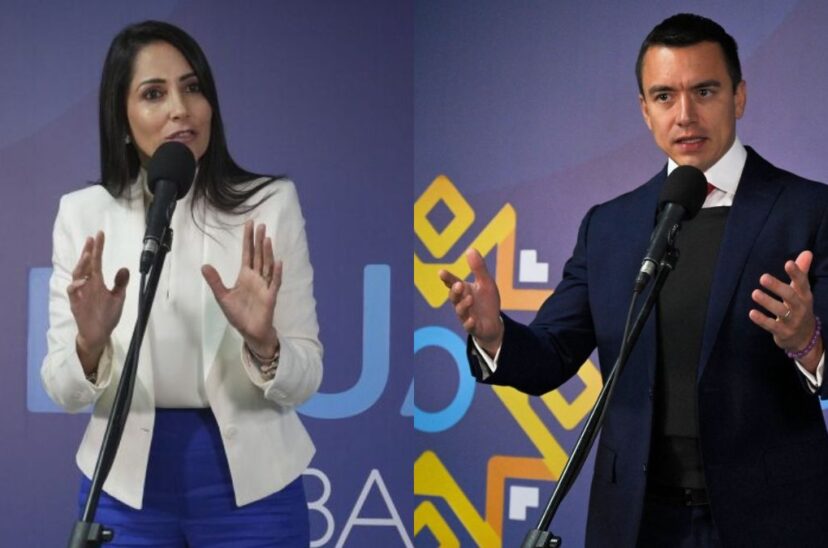 Luisa González Daniel Noboa Ecuador
