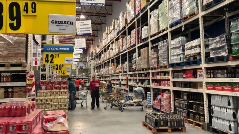 Supermercado mayorista - inflación