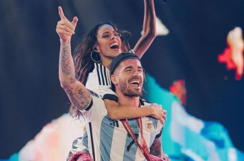 Tini Stoessel y Rodrigo De Paul