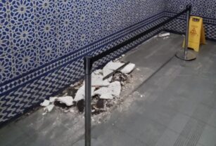 derrumbe subte