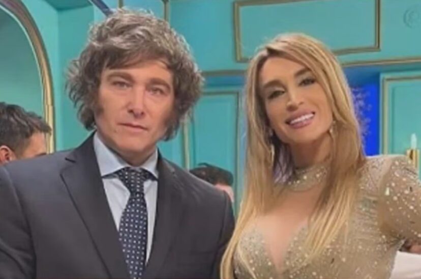 Milei y Fátima Florez