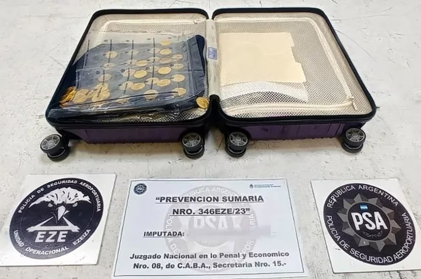 monedas de oro
