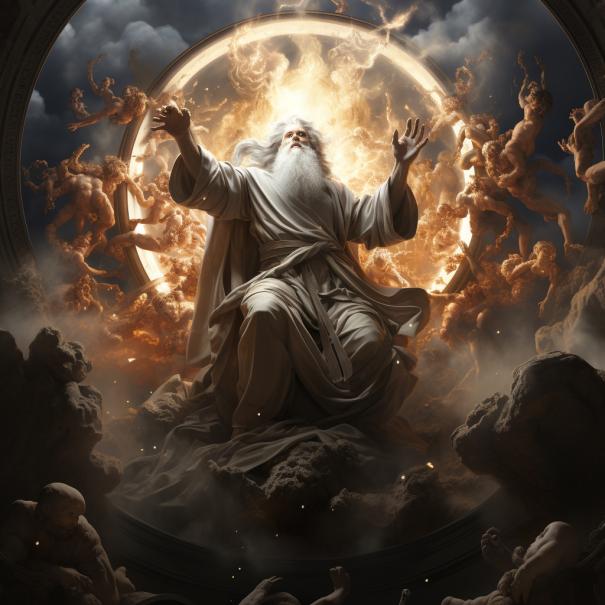 Dios, por Midjourney