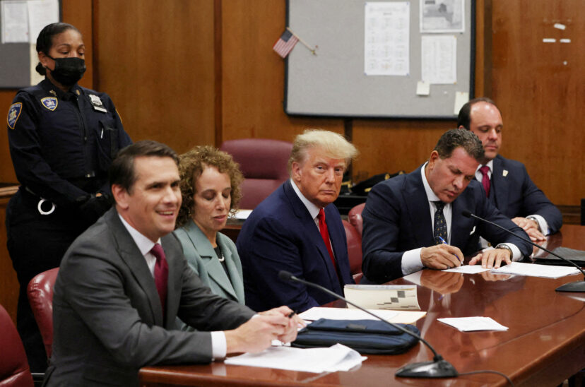 Trump en juicio