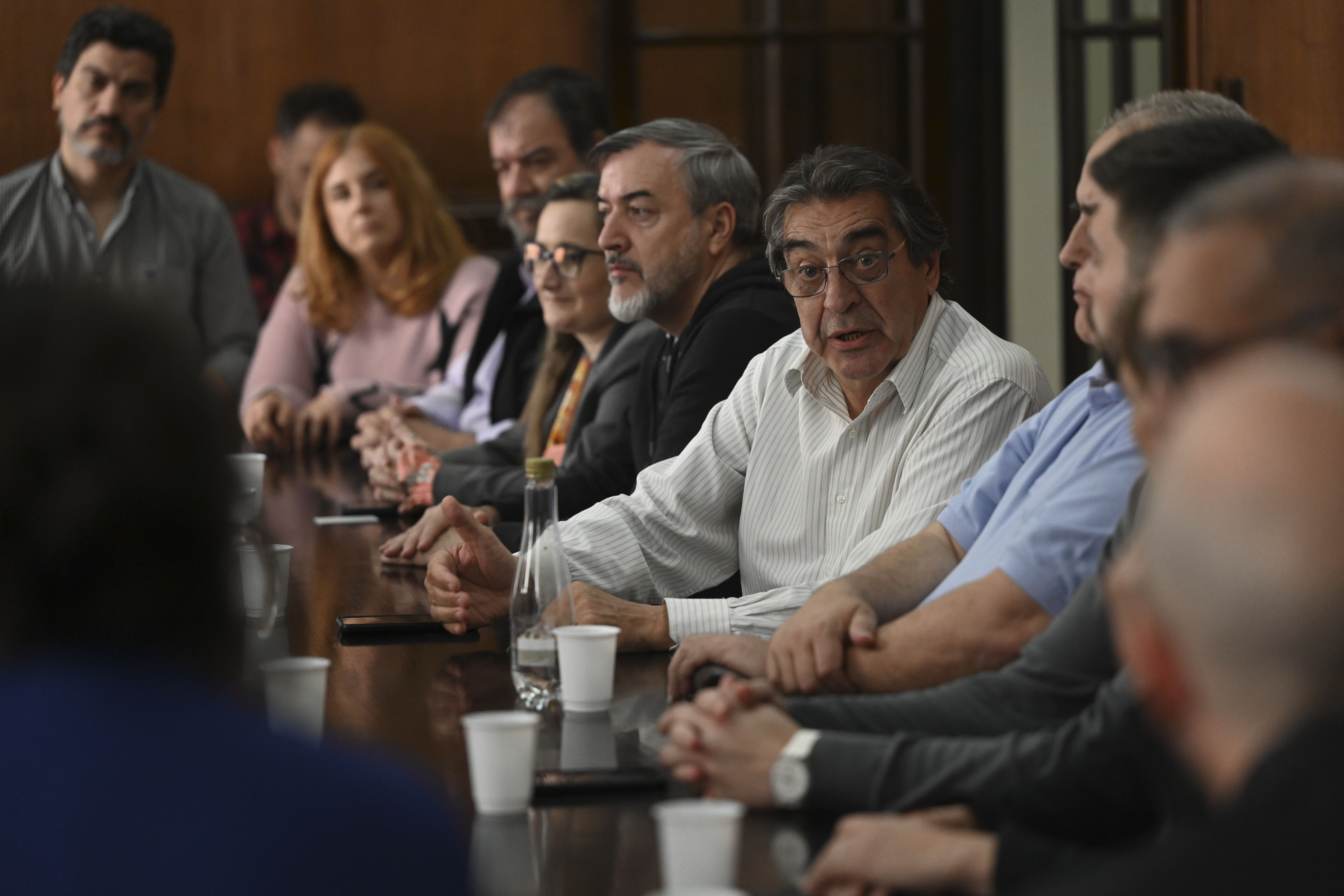 Estatales en la negociación paritaria.
