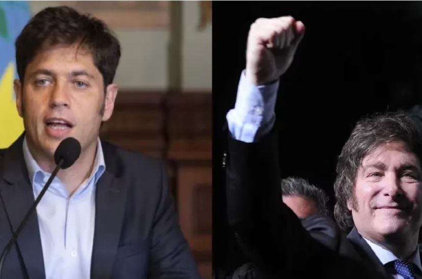 Kicillof y Milei