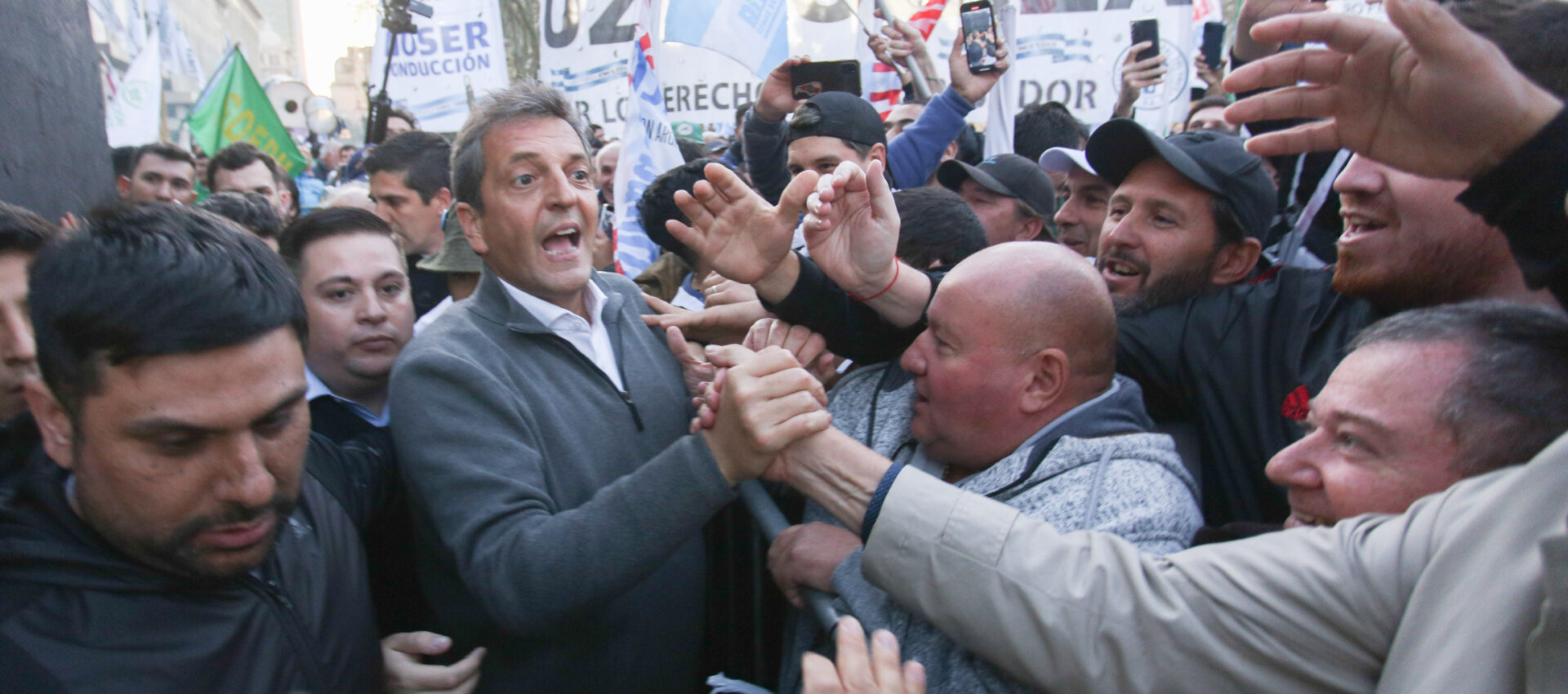 Sergio Massa acto CGT