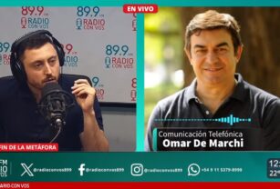 Omar De Marchi en Radio Con Vos.