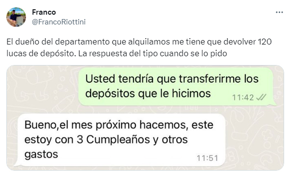 dueño departamento