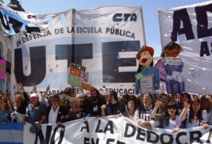 Docentes porteños de UTE