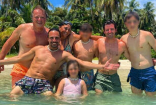 Juan Nápoli y familia