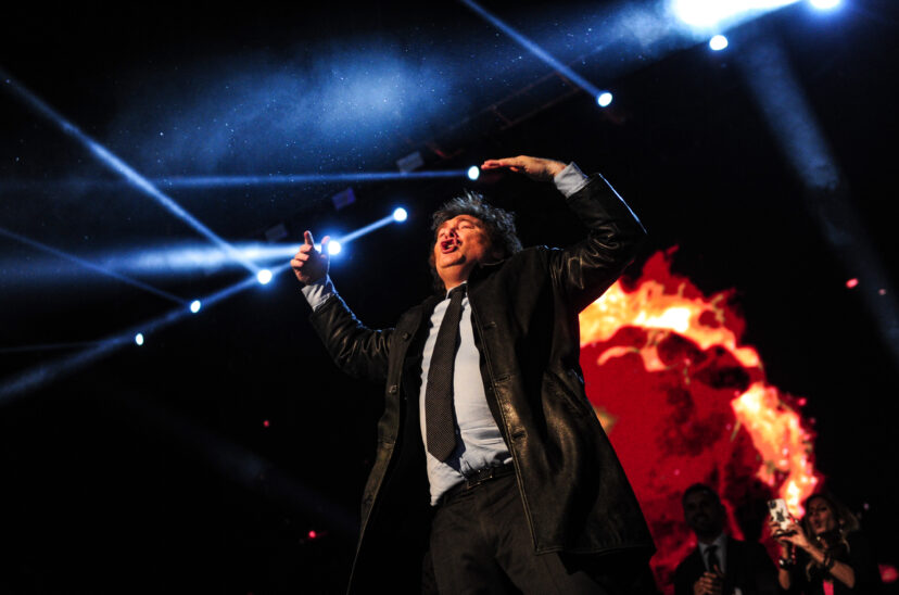 Javier Milei Movistar Arena