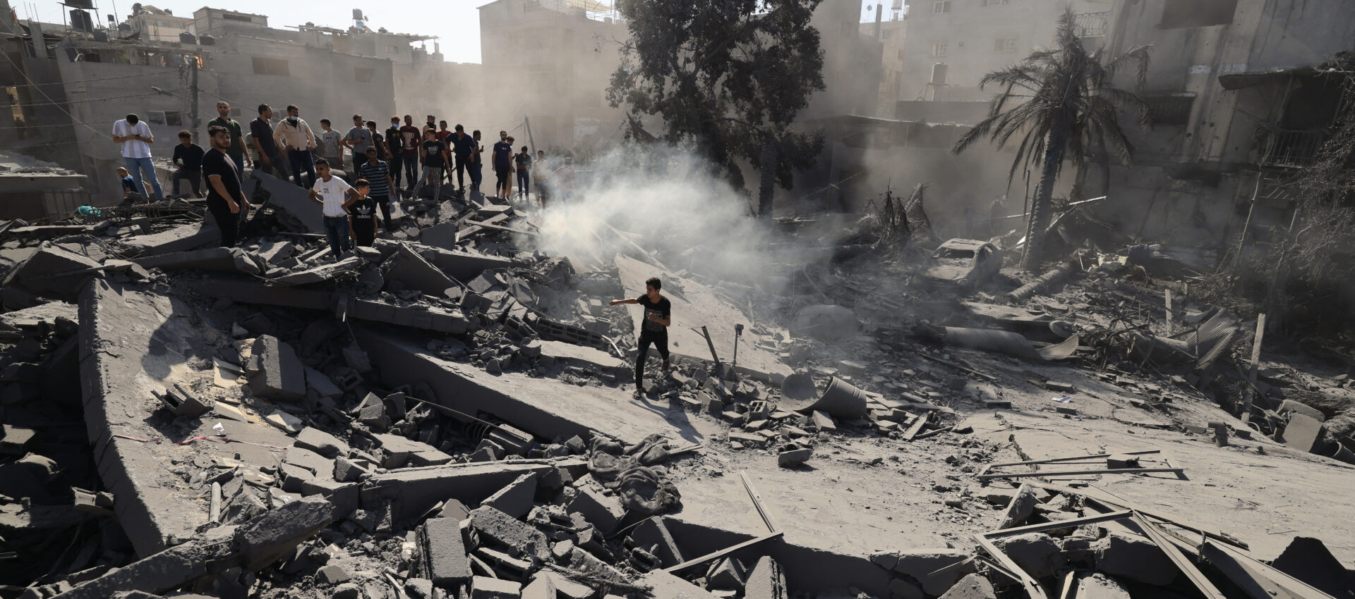 Gaza tras un bombardeo de Israel