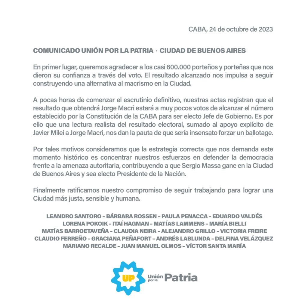 Comunicado