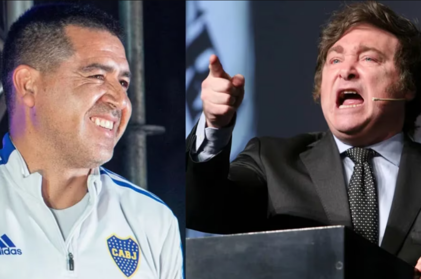 Javier Milei Juan Román Riquelme
