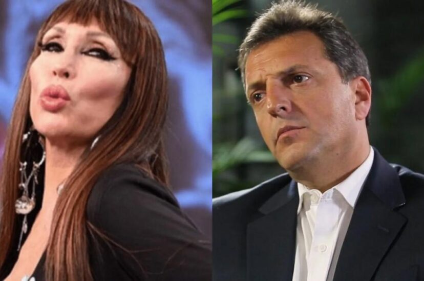 Moria Casán Sergio Massa