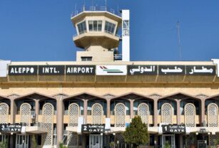 Aeropuerto de Alepo, uno de los objetivos de Israel.