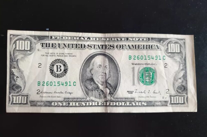 billete de 100 dólares