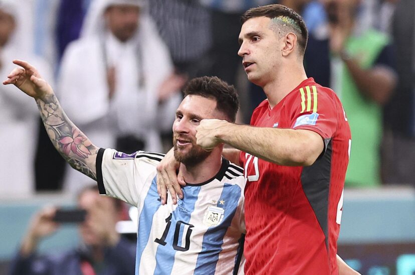 dibu martinez messi