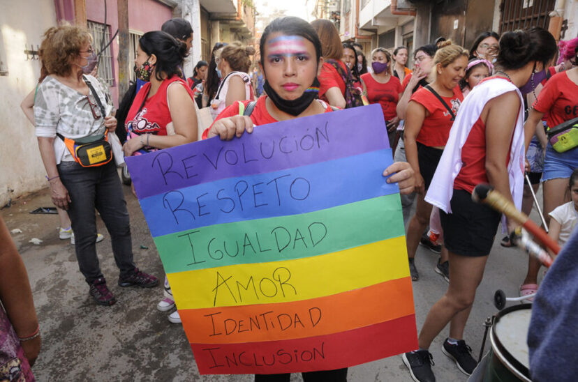 marcha del orgullo trans-villero