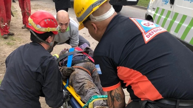 murió trabajador