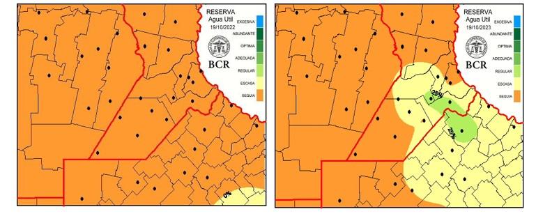 reservas zona núcleo bajo sequía