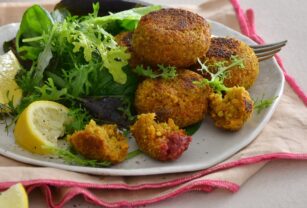 buñuelos de quinua y cúrcuma sin gluten