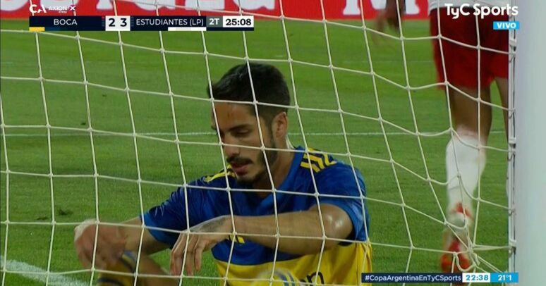 Boca gol figal en contra
