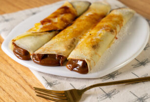 panqueques con dulce de leche
