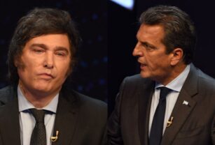 Sergio Massa Javier Milei debate presidencial