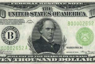 billete 10 mil dólares