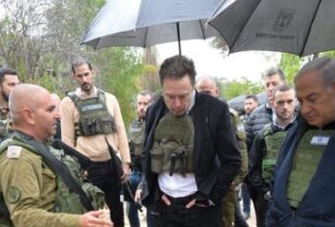 elon musk en gaza