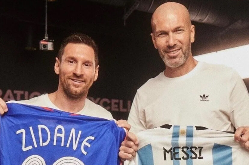messi zidane