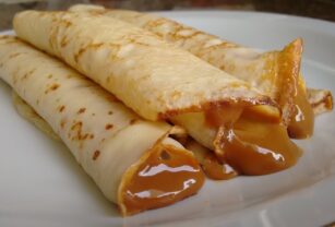 panqueques con dulce de leche